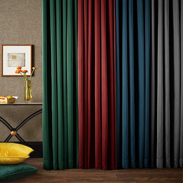 velvet curtain, Blackout curtain for living room, Curtain for bedroom, curtain Drapery for living room extra wide 50x63 extra long 50x84