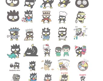 Cute Sticker Pack Kawaii Sticker Set Sticker Bullet Journal Sticker  Accessory Mug Laptop 