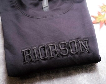 Riorson Embroidered Sweatshirt, Xaddy, Xaddy Shirt, Xaden Riorson Shirt, Fourth Wing Reading Sweater, Gift for Book Lovers, Bookish shirt