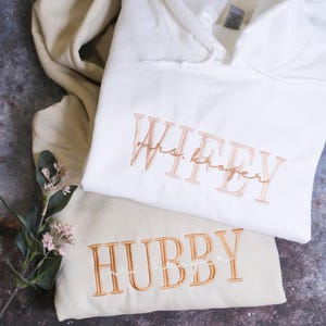 Custom Wifey Sweatshirt-Wife Sweatshirt-Future Mrs Sweatshirt-Gift for Her-Bride Sweatshirt-Embroidered Sweatshirt-Embroidered Sweatshirt