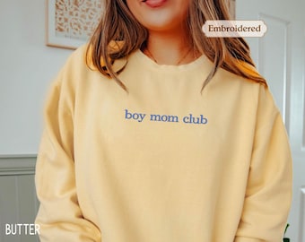 Comfort colors Boy Mom Club Shirt, Mom of Boys Tee, Cute Mom Life Shirt, Mother's Day Gift, Funny Mom Shirt, Mama of Boys Shirt