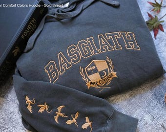 EMBROIDERED Basgiath War College Book Sweatshirt, Bookish War Shirt,Dragon Rider Sweatshirt,Fantasy Bookish Sweatshirt,Book Lover Shirt