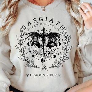 Basgiath War College sweatshirt, Fourth Wing Shirt, Dragon Rider Shirt, Rebecca Yoros Shirt, Fourth Wing, Bookish Shirt, Violet Sorrengail