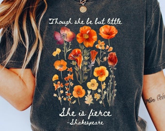 Shakespeare Shirt Poet Shirt Dark Academia Clothing Gothic Clothes Dark Cottagecore Book Shirt Bookish Shirt Literature Shirt Mystic Fall