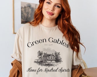 Anne Of Green Gables Shirt Anne Shirley Gilbert Blythe Bookish Shirt Kindred Spirits Cottagecore Shirt Wild Flower Shirt Light Academia