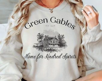 Anne Of Green Gables Sweatshirt Anne Shirley Gilbert Blythe Bookish Kindred Spirits Sweatshirt Light Academia Jumper