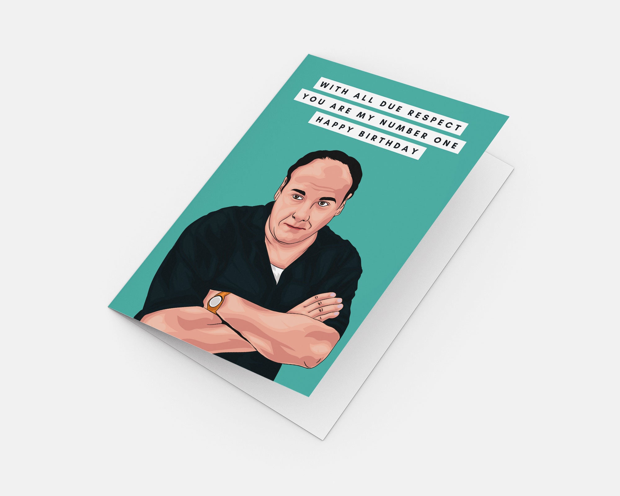 Sopranos Birthday Card Sopranos Card Tony Soprano Birthday Etsy