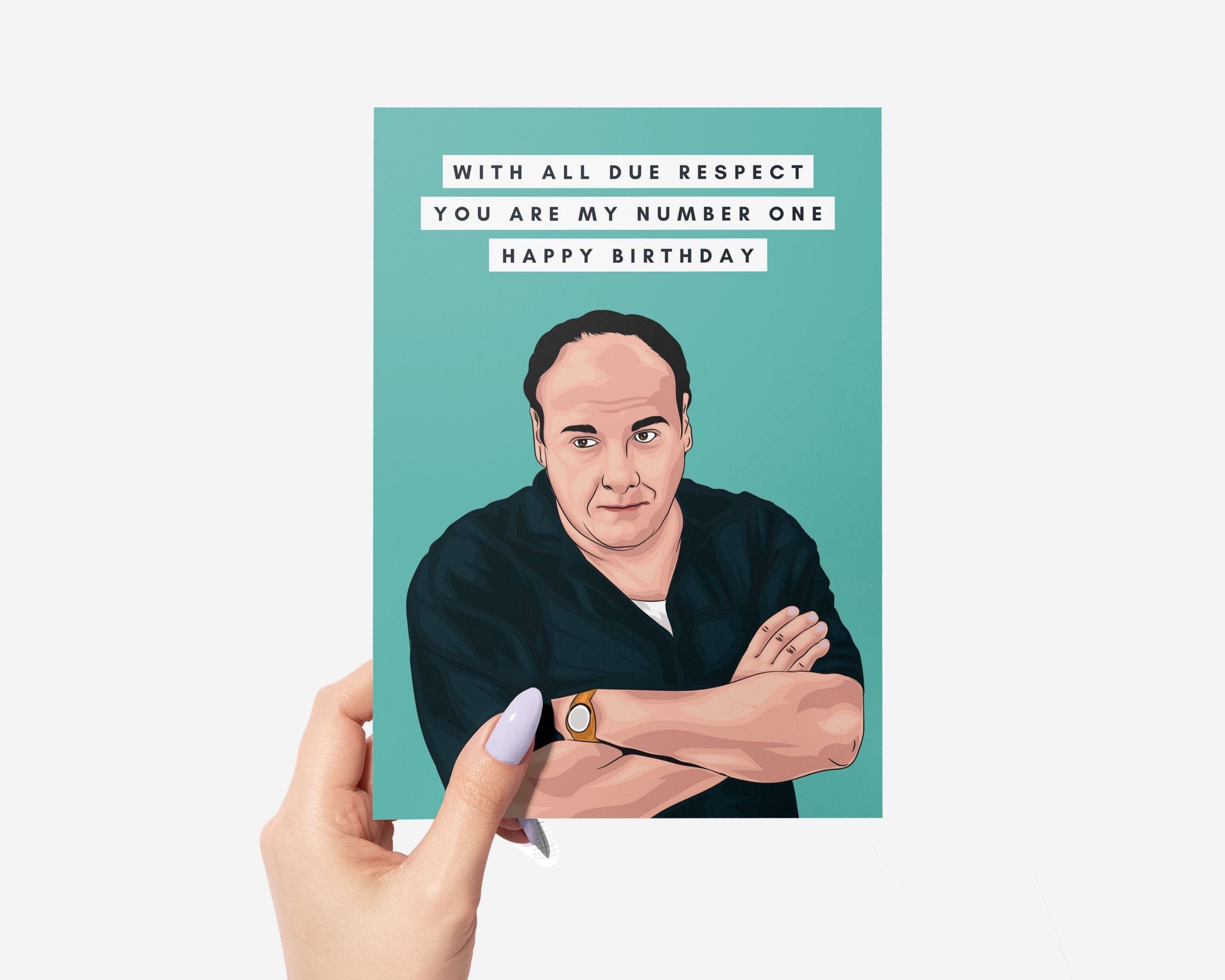 Sopranos Birthday Card Sopranos Card Tony Soprano Birthday Etsy
