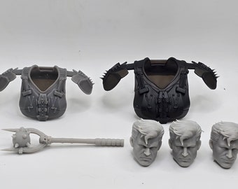 Custom 3d Printed Classified Legends Compatible Comic Multiverse Swampnok Thrasher Accessories  1:12 6&quot; Scale.