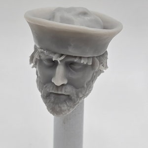 Cabeça de marinheiro de naufrágio compatível com lendas classificadas impressas em 3D personalizadas, COD4, escala 1:12 1/10, 6&quot; e 7&quot;.