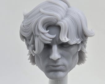 Custom 3d Printed  Classified Legends Compatible Comic Multiverses Absolute Universe Super Hero Man  Head 1:12 6&quot; Scale.