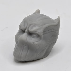 Custom 3d Printed  Classified Legends Compatible Comic Multiverses Ebony Panther Masked Head 1/12 1-10 Scale Custom Fodder
