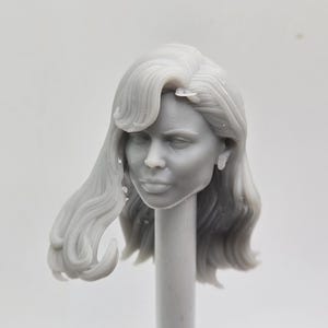 Custom 3d Printed Classified Legends Compatible Comic Multiverse Bat Man Bat Vigilante Reporter Vikki Basinger Heads 1/12 1-10 Scale