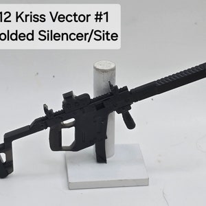 Custom 3d Printed  Classified Legends Compatible Comic Multiverse Unfolded Vector Toy Rifles 1:12 6&quot; Scale. (Message for Other Scales)