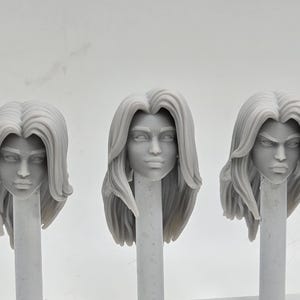 Custom 3d Printed Classified Legends Compatible Comic Multiverse Cartoon Unbeatable Boy Eve Atom Heads 1/12 1-10 Scale Fodder