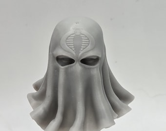 Custom 3d Printed Classified Legends Snake Squad  Hood Commander Head 1:12 6&quot; Scale. (Message for Other Scales)