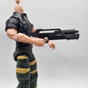 Custom 3d Printed  Classified Legends Compatible Comic Multiverses Space Marine Shotgun 1:12 6&quot; Scale. (Message for Other Scales)