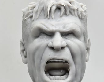 Custom 3d Printed Classified Legends Compatible Comic Multiverse select Harrison Ross Angry Red Man Normal Head 1/12 1-10  Scale