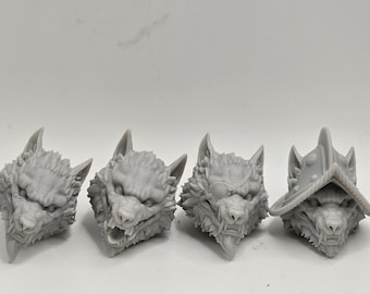 Custom 3d Resin Printed Comic Multiverse Heads Fits  Classified Legends Figures 1-12 Scale - Wolf Warrior