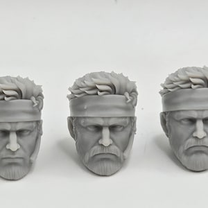Personalizado 3d Impresso Compatível Classificado Lendas Comic Multiverse Operador Woods Heads 1:12 1/10 6&quot; 7&quot; Escala. (Mensagem para Outras Escalas)