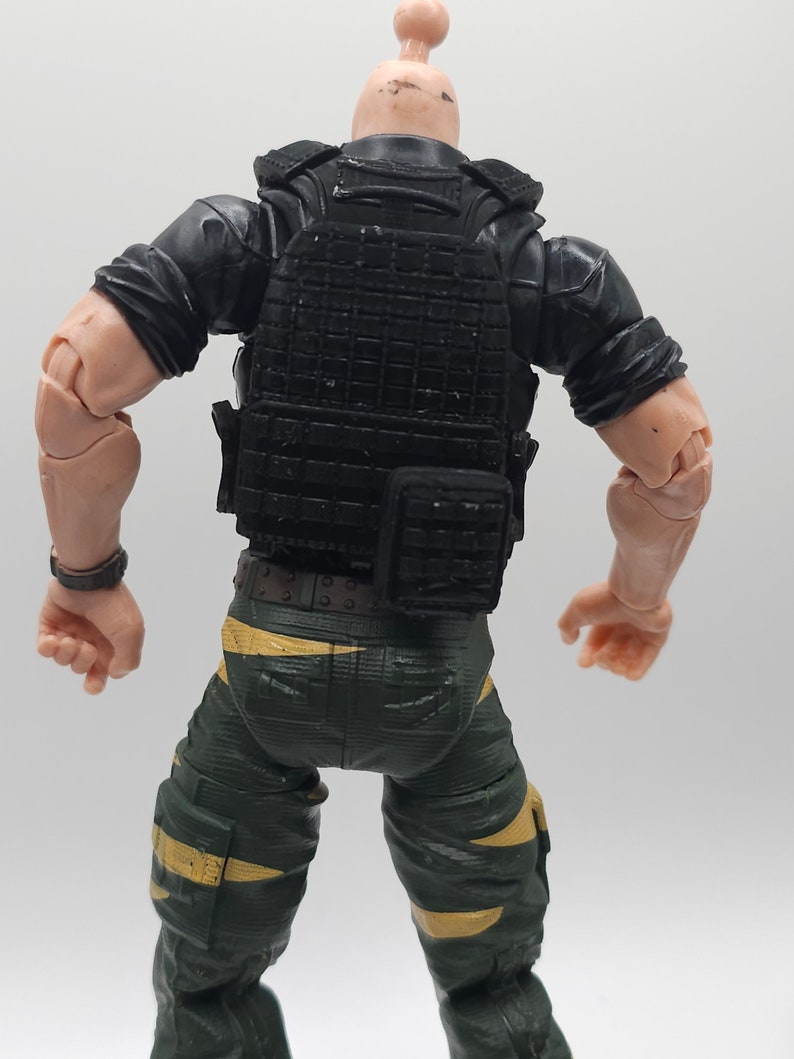 Custom 3d Printed G.I. Joe Classified Cobra Beachead V1 Vestv with 5 removeable magazines Flexible Vest 1:12 6 Scale. image 3