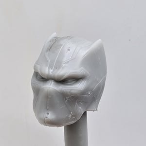 Custom 3d Printed  Classified Legends Compatible Comic Multiverses Ebony Panther Masked Head 1/12 1-10 Scale Custom Fodder