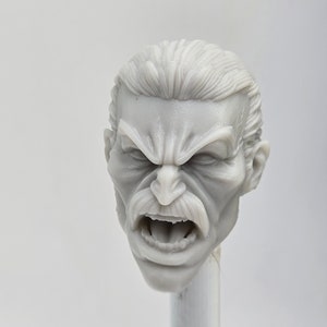 Custom 3d Printed  Classified Legends Compatible Comic Multiverses Viltrumite Thragg Heads 1/12 1-10 Scale Fodder