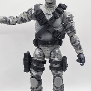 Custom 3d Printed Classified Legends Compatible Comic MultiverseFirefly Flexible Bandoliers and Accessories 1:12 6&quot; Scale.