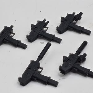 Custom 3d Printed Classified Legends Compatible Comic Multiverse Mutt Blade Daywalker Mac10 Uzi weapons  1:12 6" 1/6 12"