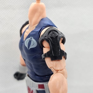 Custom 3d Printed  Classified Legends Compatible Comic Multiverse Flexible  Cobra Upper Arm Armor  1:12 6&quot; Scale Custom Fodder