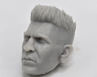 Custom 3d Printed Classified Legends Compatible Comic Multiverse   White Skull  Head 1:12 6&quot; Scale. (Message for Other Scales)
