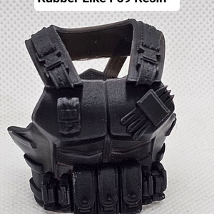 Custom 3d Printed G.I. Joe Classified Modern Commando Flexible Vest 1:12 6&quot; Scale. (Message for Other Scales)
