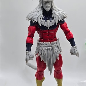Custom 3d Printed  Classified Legends Compatible Comic Multiverses 10,000 b.c. Black Panther Head/Accessories/Kit 1/12 Scale