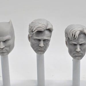 Custom 3d Printed Classified Legends Compatible Comic Multiverse Man Bat Viglilante Bruce Ben  Head 1/12 1-10 Scale Custom Fodder