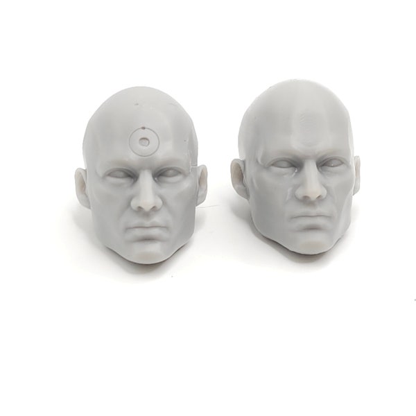 Custom 3d Printed G.I. Joe Classified Marvel Legends ARAH The Watchmen Dr. Manhattan Heads 1:12 6" Scale. (Message for Other Scales)