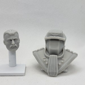 Custom 3d Printed Classified Legends Multiverse  MASK m.a.s.k. Miles Mayhem Large Head  1:12 6&quot; Scale. (Message for Other Scales)