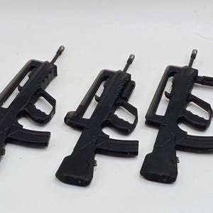 Custom 3d Printed Compatible Classified Legends Comic Multiverse  Assault Rifles  1:12 6&quot; Scale.