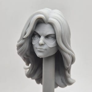 Custom 3d Printed Compatible Classified Legends Comic Multiverse Star Girl Heads 1/12 1-10 Scale Custom Fodder