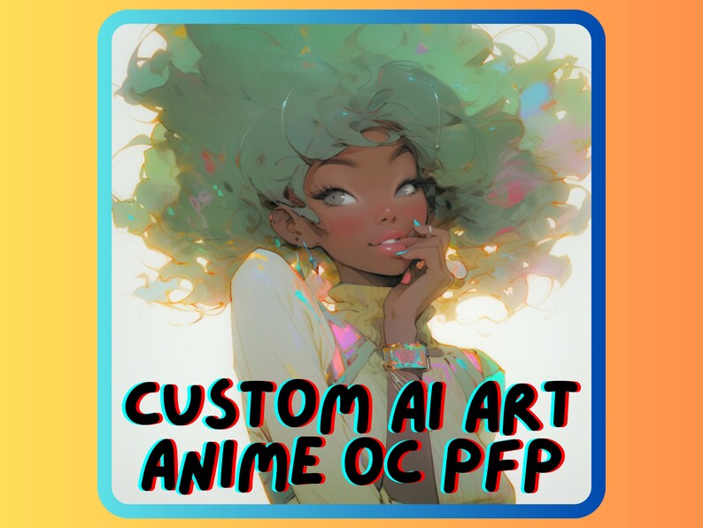Get your very own personalized anime original character profile picture generated from AI! A total of 4 art styles from you to choose. P.S. The artstyle on this cover image is available for commission too!
