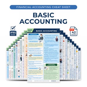 Hoja de referencia de CONTABILIDAD BÁSICA (2.ª edición) Guía de estudio de contabilidad financiera Contabilidad Notas de repaso para estudiantes del examen de CPA Descarga instantánea