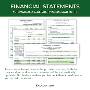 Accounting Spreadsheet Corporation Service Business Small Business Double Entry Bookkeeping Template Google Sheets Microsoft Excel Accounting Books Financial Statements Revenue Expense Tracker Accountant Accountdemy
