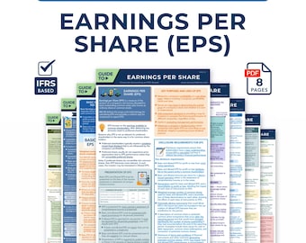 Accounting Cheat Sheet EARNINGS PER SHARE Accountant Study Guide Bookkeeping Financial Cpa Exam Student Review Notes Instant Download