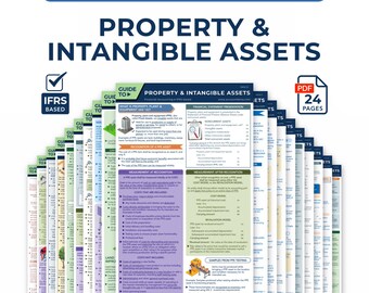 Accounting Cheat Sheet PROPERTY & INTANGIBLE ASSETS Accountant Study Guide Bookkeeping Cpa Exam Student Review Notes Instant Download