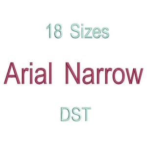 Arial Narrow Font,DST,Calligraphy Fonts,Machine Embroidery,Embroidery Font,Script font,Calligraphy Embroidery Font,Sans Serif Font