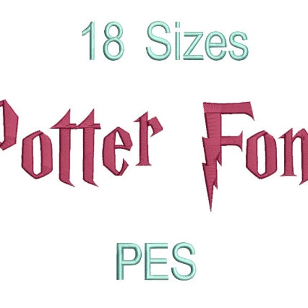 Potter Font,PES,Calligraphy Fonts,Machine Embroidery,Embroidery Font,Script font,Calligraphy Embroidery Font,Sans Serif Font