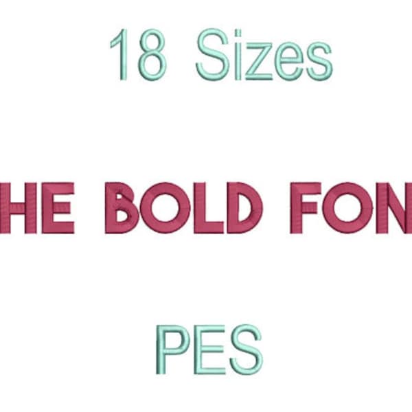 The Bold Font,PES,Calligraphy Fonts,Machine Embroidery,Embroidery Font,Script font,Calligraphy Embroidery Font,Sans Serif Font