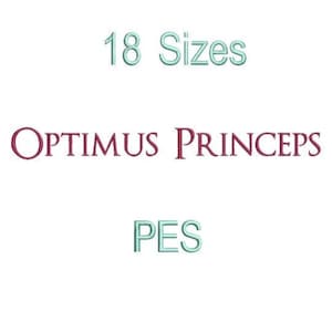Optimus Princeps Font,PES,Calligraphy Fonts,Machine Embroidery,Embroidery Font,Script font,Calligraphy Embroidery Font,Sans Serif Font