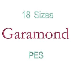 Garamond Font,PES,Calligraphy Fonts,Machine Embroidery,Embroidery Font,Script font,Calligraphy Embroidery Font,Sans Serif Font