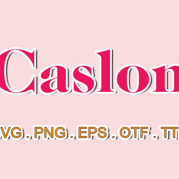 Caslon font files,SVG Sillhoutte,Sans Serif SVG,svg fonts bundle,svg files for cricut,Monogram svg,Monogram Cricut