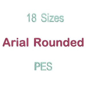 Arial Rounded Font,PES,Calligraphy Fonts,Machine Embroidery,Embroidery Font,Script font,Calligraphy Embroidery Font,Sans Serif Font